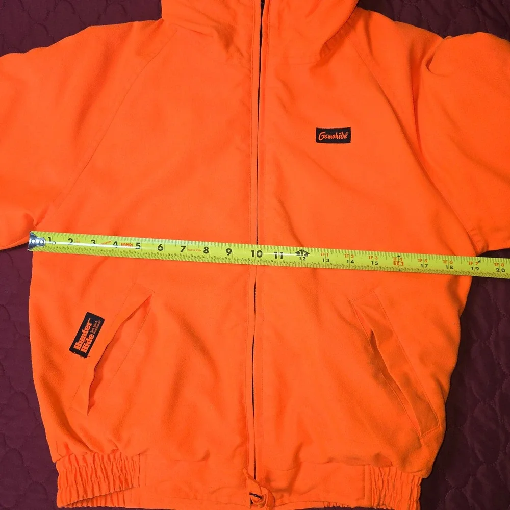Gamehide Bright Orange Hunting Winter Jacket with Hood Kids Medium‎ Hunter Hide